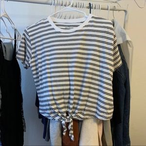 Hollister front tie knot top